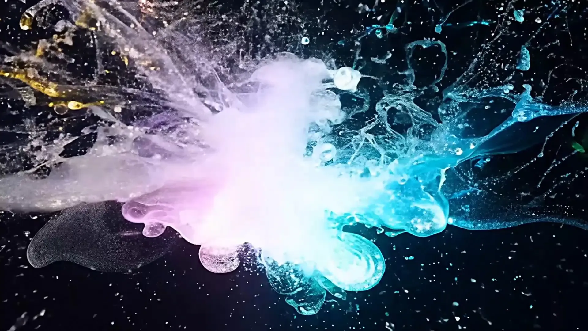 High-Speed Color Collision Overlay for Music Videos